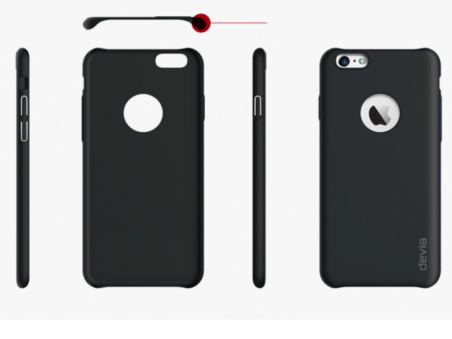 Чехол Devia Chic case для Apple iPhone 6 (серебристый, пластиковый)