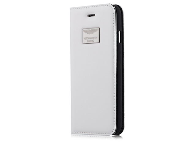 Чехол Aston Martin Luxury Folio case для Apple iPhone 6 (белый, кожаный)