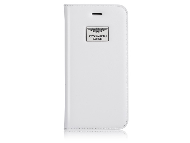 Чехол Aston Martin Luxury Folio case для Apple iPhone 6 (белый, кожаный)