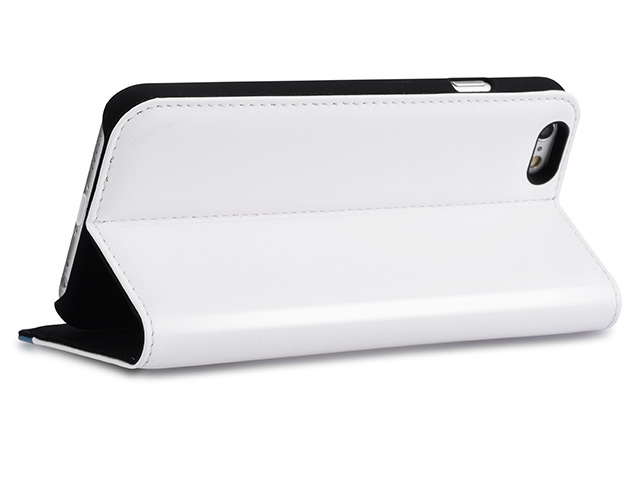 Чехол Aston Martin Luxury Folio case для Apple iPhone 6 (белый, кожаный)
