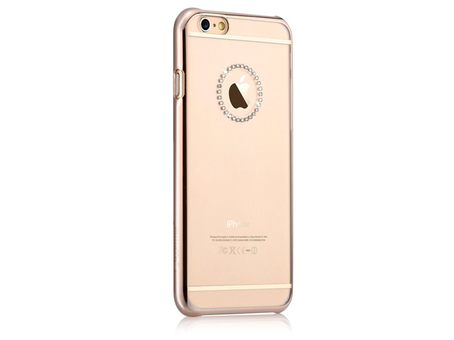 Чехол Comma Crystal Jewelry для Apple iPhone 6 (золотистый, пластиковый)