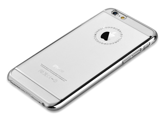 Чехол Comma Crystal Jewelry для Apple iPhone 6 (серебристый, пластиковый)
