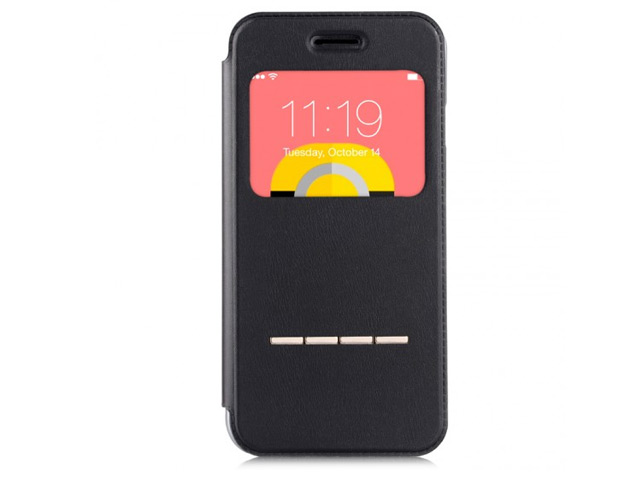 Чехол Devia Active case для Apple iPhone 6 (черный, кожаный)