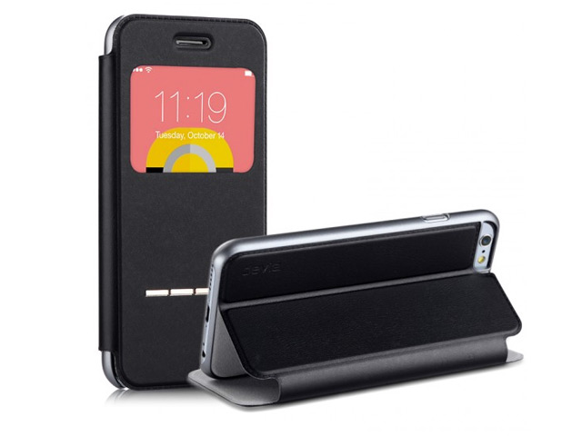 Чехол Devia Active case для Apple iPhone 6 (черный, кожаный)