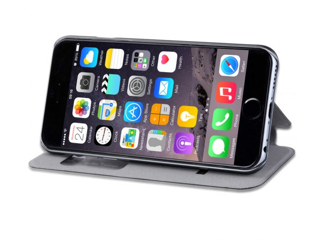Чехол Devia Active case для Apple iPhone 6 (черный, кожаный)