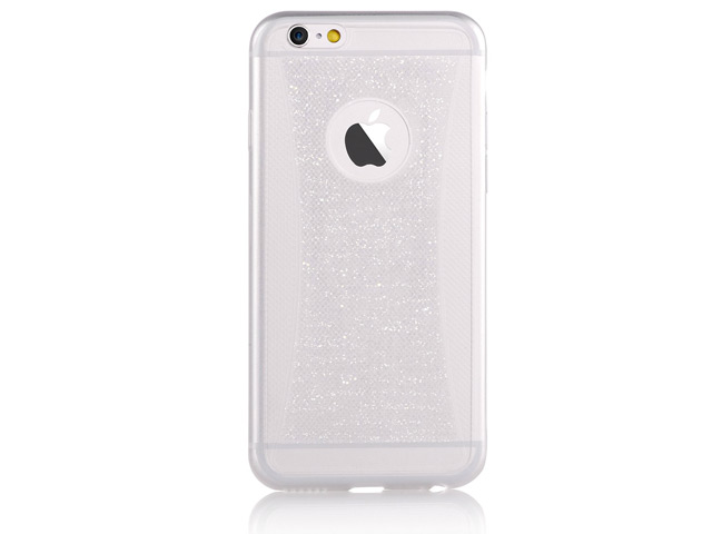 Чехол Devia Shinning case для Apple iPhone 6 (белый, гелевый)