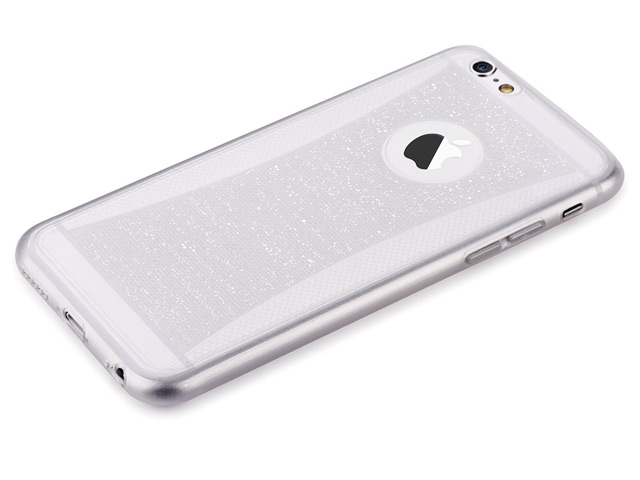 Чехол Devia Shinning case для Apple iPhone 6 (белый, гелевый)