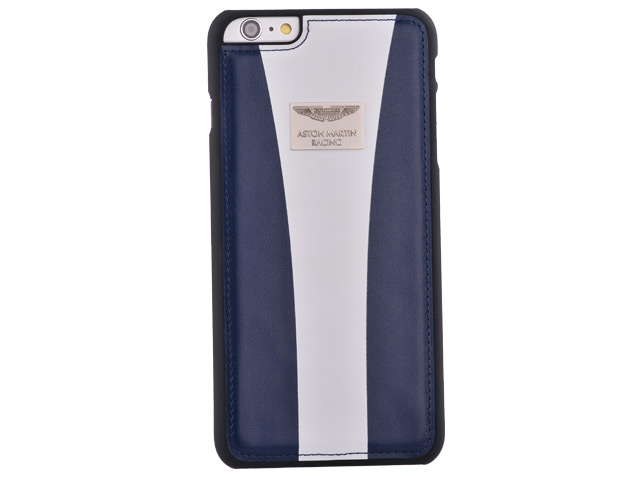 Чехол Aston Martin Racing Strap для Apple iPhone 6 (синий/белый, кожаный)