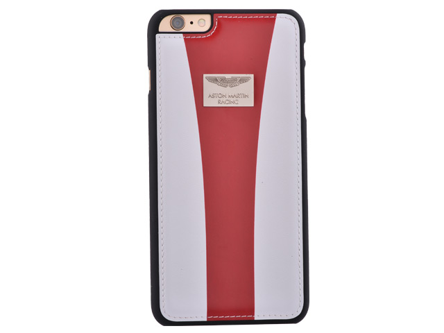 Чехол Aston Martin Racing Strap для Apple iPhone 6 (белый/красный, кожаный)