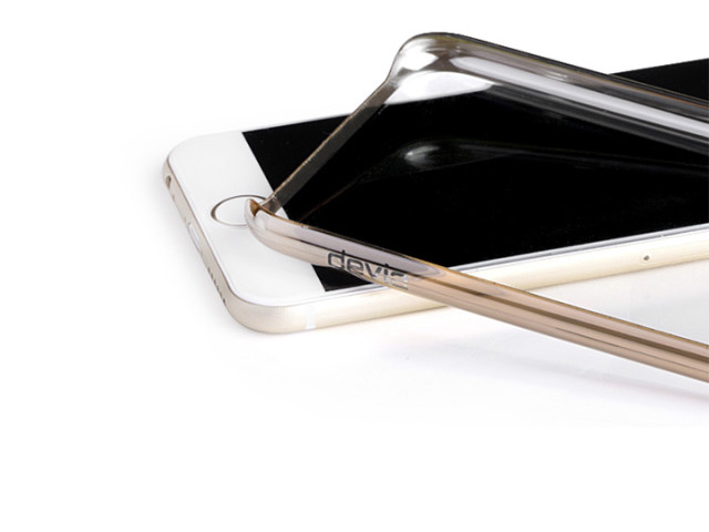 Чехол Devia Glimmer case для Apple iPhone 6 plus (золотистый, пластиковый)