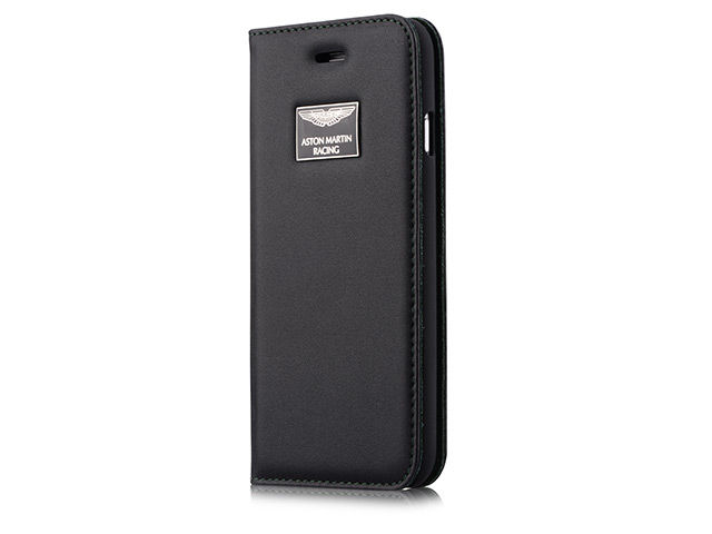 Чехол Aston Martin Luxury Folio case для Apple iPhone 6 plus (черный, кожаный)