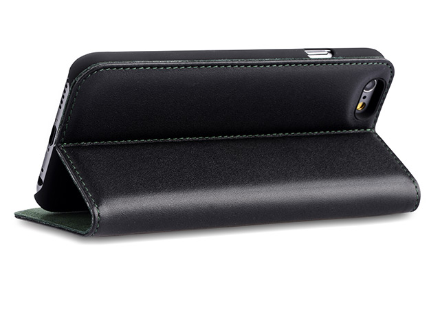 Чехол Aston Martin Luxury Folio case для Apple iPhone 6 plus (черный, кожаный)