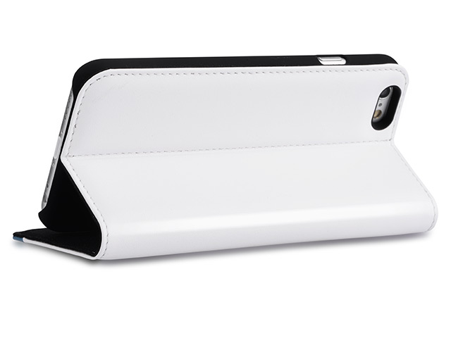 Чехол Aston Martin Luxury Folio case для Apple iPhone 6 plus (белый, кожаный)