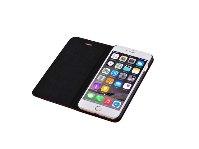 Чехол Comma Elite case для Apple iPhone 6 plus (черный, кожаный)