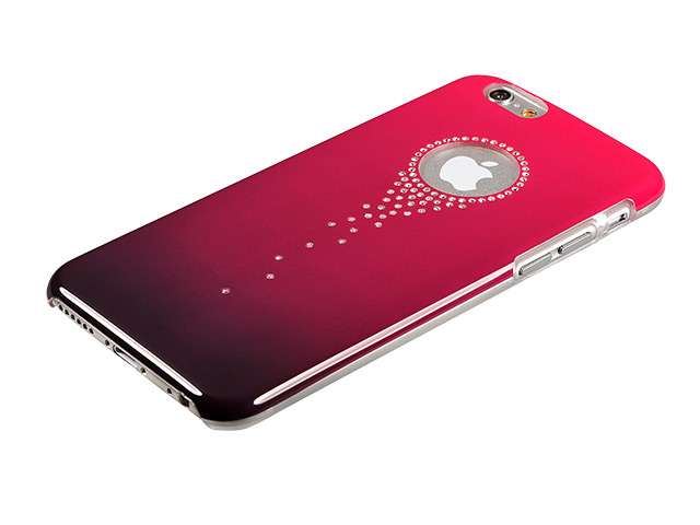 Чехол RGBMIX X-Fitted Stars Fall для Apple iPhone 6 (розовый, пластиковый)