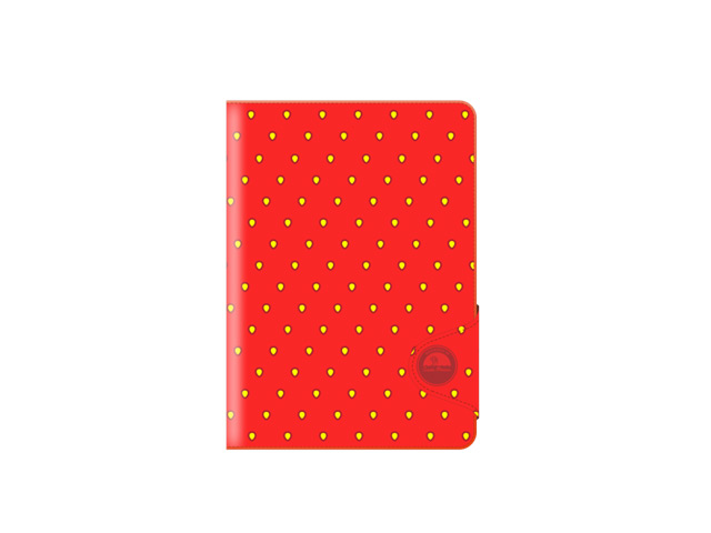 Чехол X-doria Dash Folio Fruit case для Apple iPad mini 3 (красный, кожаный)