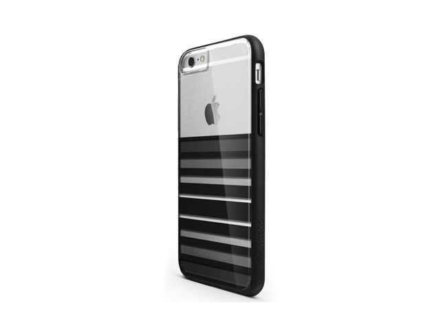 Чехол X-doria Scene Plus Case для Apple iPhone 6 (Black Strips, пластиковый)