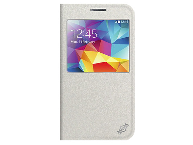 Чехол X-doria Dash Folio View для Samsung Galaxy Note 4 N910 (белый, кожаный)