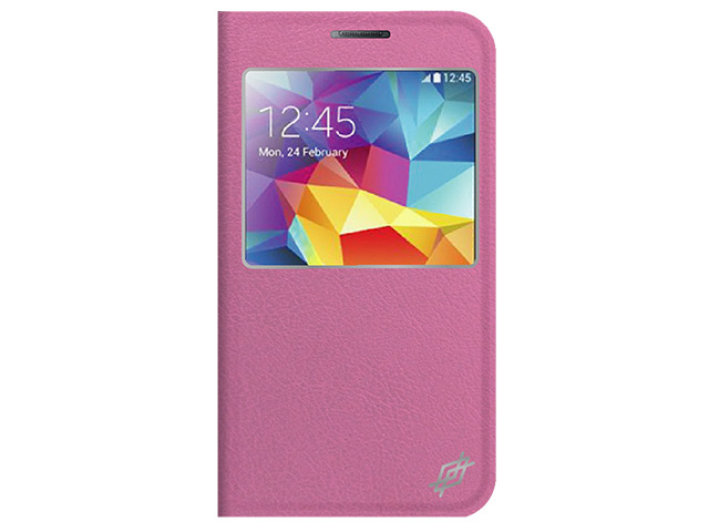 Чехол X-doria Dash Folio View для Samsung Galaxy Note 4 N910 (розовый, кожаный)