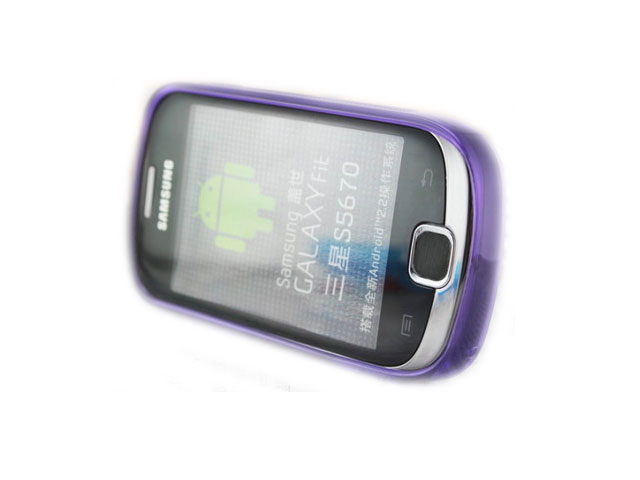 Чехол Nillkin Soft case для Samsung Galaxy Fit S5670 (фиолетовый)