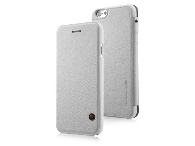 Чехол G-Case Business Series для Apple iPhone 6 (белый, кожаный)