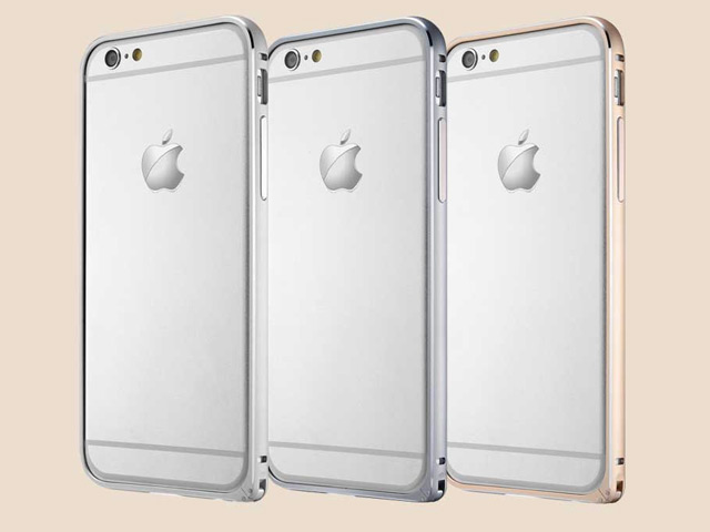 Чехол G-Case Ultra Thin Aluminium Bumper для Apple iPhone 6 (золотистый, алюминиевый)