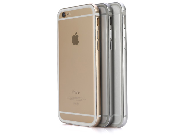 Чехол X-doria Bump Gear plus для Apple iPhone 6 plus (золотистый, маталлический)