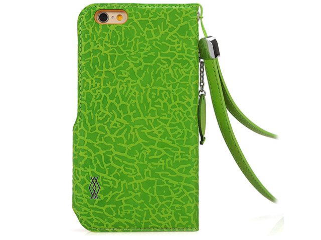 Чехол X-doria Dash Folio Fruit case для Apple iPhone 6 plus (зеленый, кожаный)