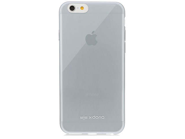 Чехол X-doria GelJacket case для Apple iPhone 6 plus (серый полупрозрачный, гелевый)
