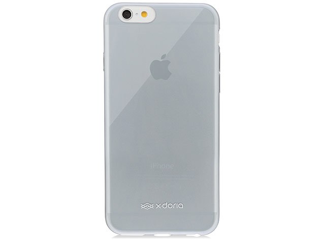 Чехол X-doria GelJacket case для Apple iPhone 6 plus (серый полупрозрачный, гелевый)
