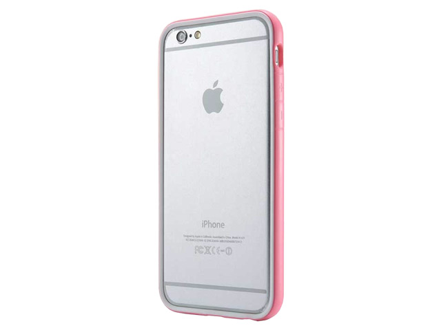 Чехол G-Case Ultra Slim TPU Bumper для Apple iPhone 6 (розовый, пластиковый)