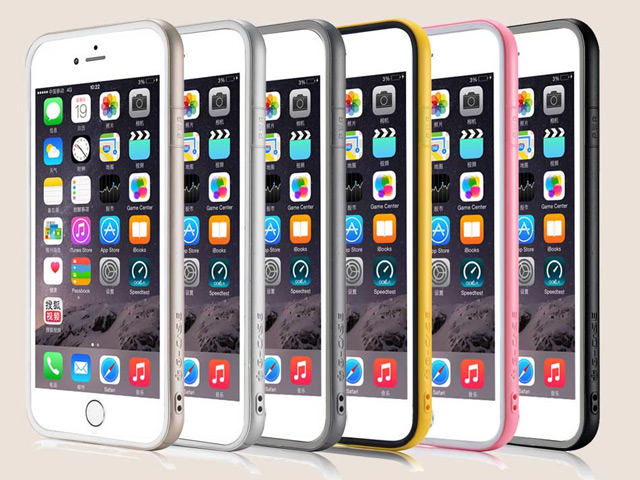 Чехол G-Case Ultra Slim TPU Bumper для Apple iPhone 6 (розовый, пластиковый)