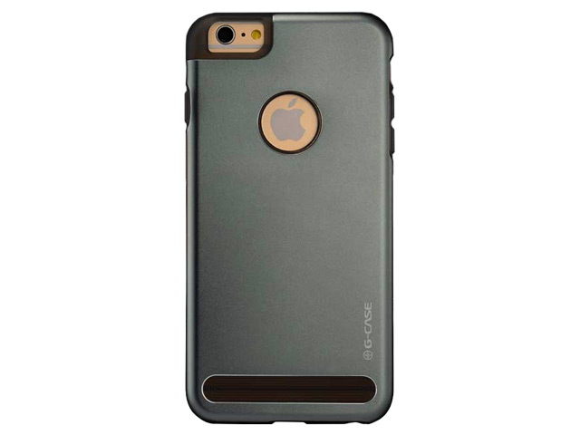 Чехол G-Case Laska Series для Apple iPhone 6 (темно-серый, алюминиевый)