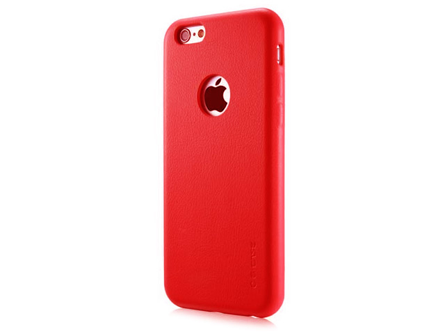 Чехол G-Case Noble Series для Apple iPhone 6 (красный, кожаный)