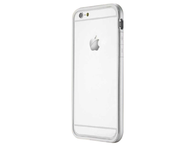 Чехол G-Case Ultra Slim TPU Bumper для Apple iPhone 6 (серебристый, пластиковый)