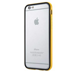 Чехол G-Case Ultra Slim TPU Bumper для Apple iPhone 6 (желтый, пластиковый)