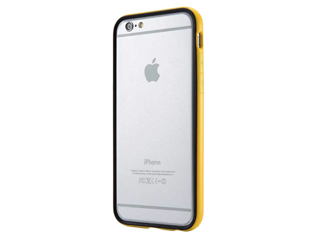 Чехол G-Case Ultra Slim TPU Bumper для Apple iPhone 6 (желтый, пластиковый)