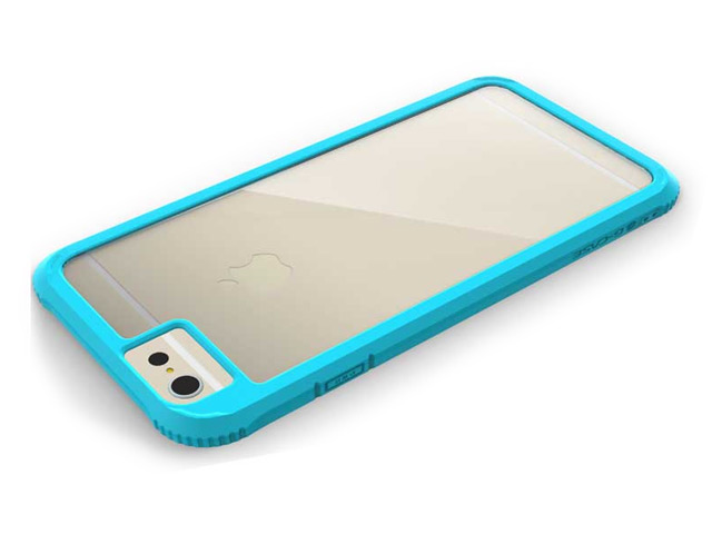 Чехол G-Case Shock Resistant Crystal Series для Apple iPhone 6 (голубой, пластиковый)
