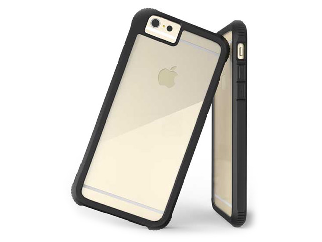 Чехол G-Case Shock Resistant Crystal Series для Apple iPhone 6 (черный, пластиковый)