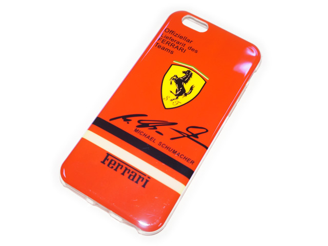 Чехол Yotrix CreativeCase для Apple iPhone 6 (Ferrari, гелевый)