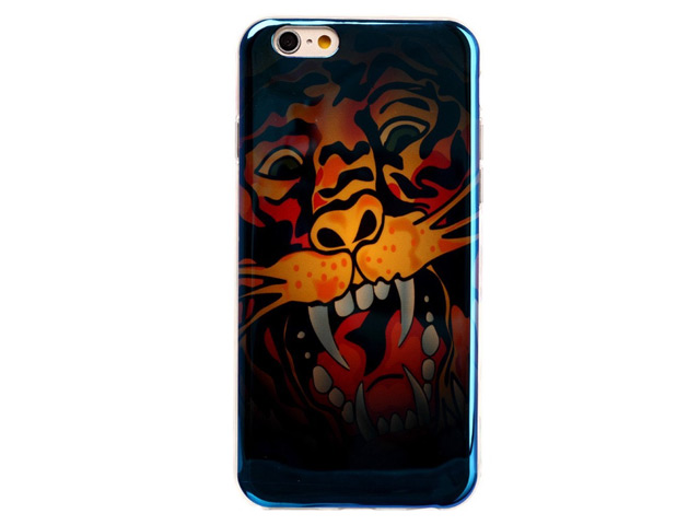 Чехол Yotrix CreativeCase для Apple iPhone 6 (Angry Tiger, гелевый)