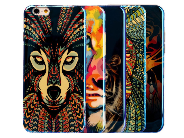 Чехол Yotrix CreativeCase для Apple iPhone 6 (Angry Tiger, гелевый)