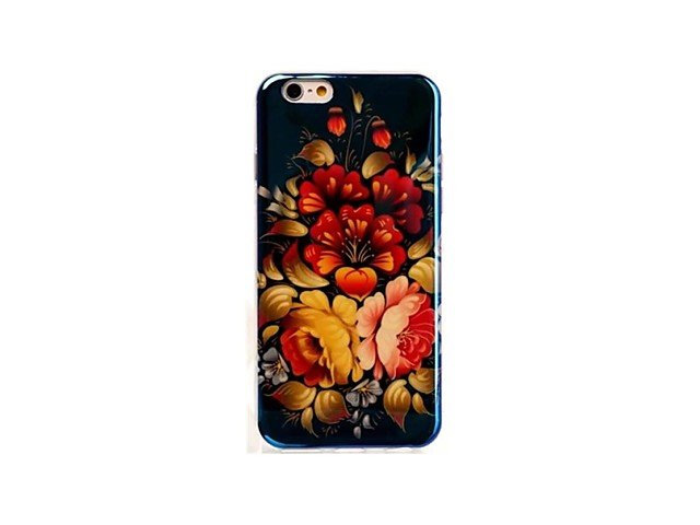 Чехол Yotrix CreativeCase для Apple iPhone 6 (Flowers, гелевый)