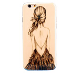 Чехол Yotrix CreativeCase для Apple iPhone 6 (Girl, гелевый)