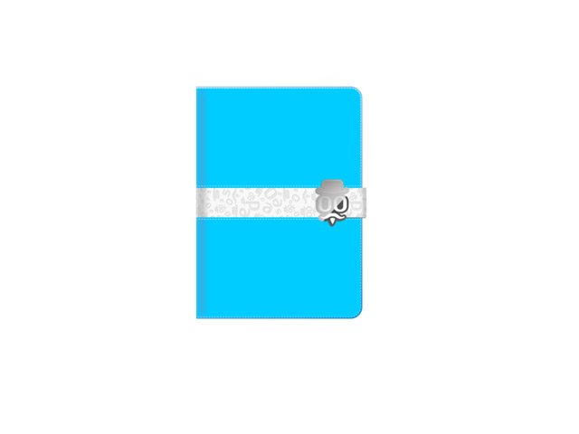 Чехол Seedoo Mag-Sign case для Apple iPad mini 3 (голубой, кожаный)