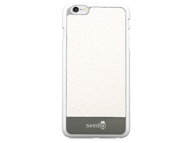 Чехол Seedoo Mag Mirror case для Apple iPhone 6 plus (белый, кожаный)