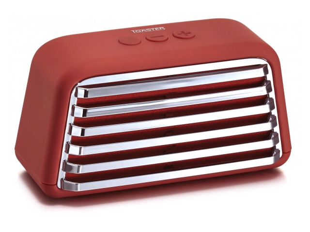 Портативная колонка Tree-Labs Toaster (темно-красная, беcпроводная, стерео)