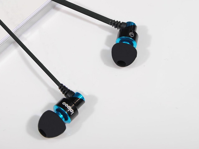 Наушники ipipoo stereo earphone iP-A400Hi (черный/золотистый, пульт/микрофон, 20-20000 Гц, 9 мм)