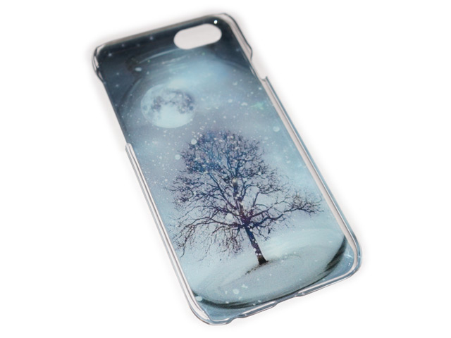 Чехол Yotrix Aquarelle для Apple iPhone 6 (Winter tree, пластиковый)