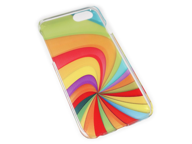 Чехол Yotrix Aquarelle для Apple iPhone 6 (Colors, пластиковый)